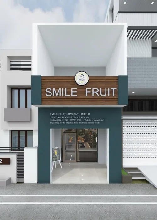 Thiết Kế Thi Công Cửa Hàng Trái Cây Quận 3 | Smile Fruit | TTB Home