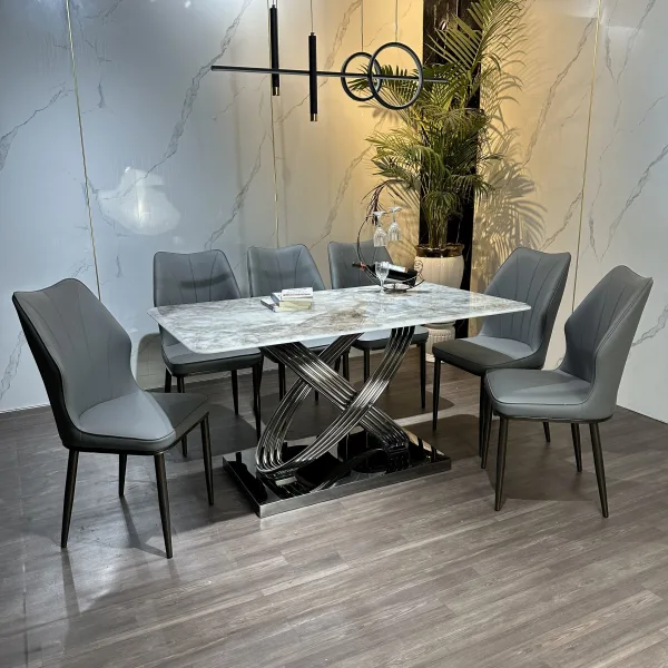 BÀN GHẾ BỌC DA CAO CẤP
MS1
