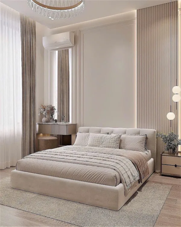 Giường bọc nệm cao cấp TTB 04