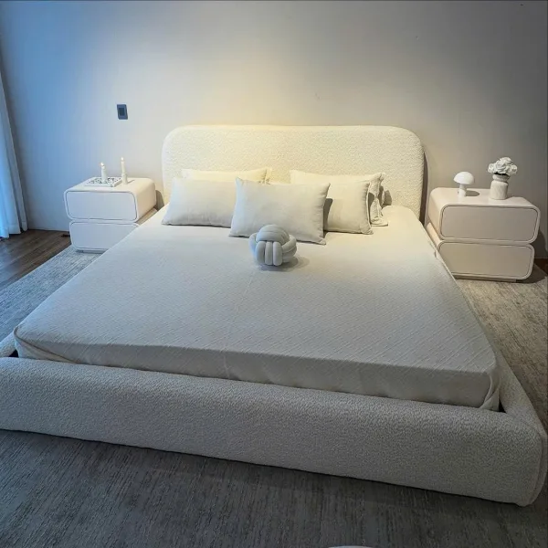 Giường bọc nệm cao cấp TTB20