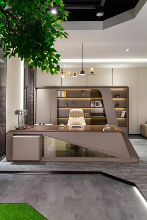 Bàn làm việc giám đốc + trưởng phòng BLVGD15