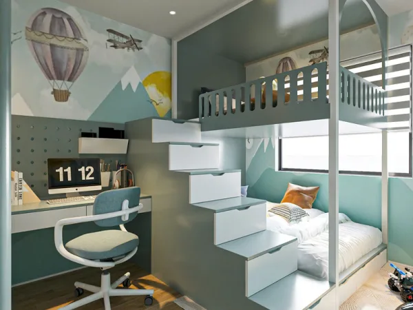 THIẾT KẾ NỘI THẤT CHUNG CƯ DREAMHOME Q8 100M2