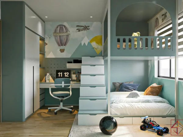THIẾT KẾ NỘI THẤT CHUNG CƯ DREAMHOME Q8 100M2