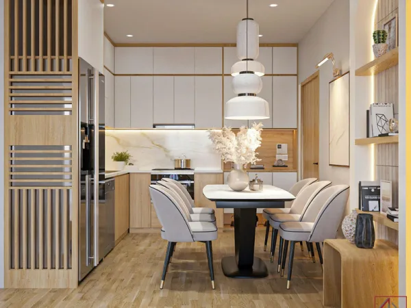 THIẾT KẾ NỘI THẤT CHUNG CƯ DREAMHOME Q8 100M2