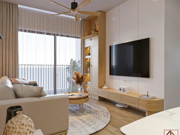 THIẾT KẾ NỘI THẤT CHUNG CƯ DREAMHOME Q8 100M2