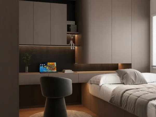 Thiết kế nội thất Chung cư Grand Marina Saigon – Căn hộ 2PN