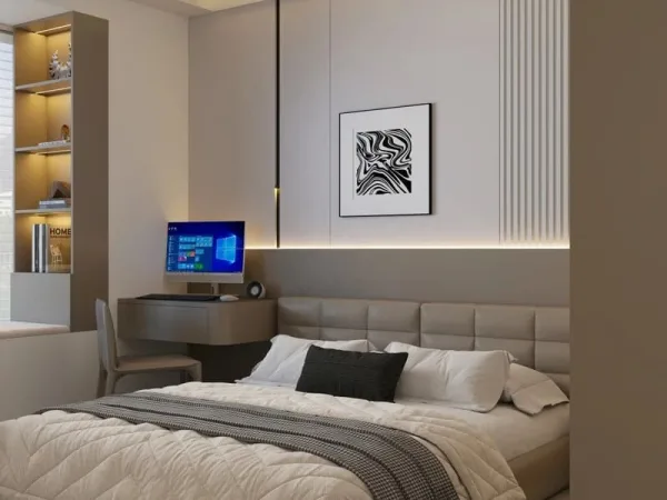 Thiết kế nội thất Chung cư Grand Marina Saigon – Căn hộ 2PN