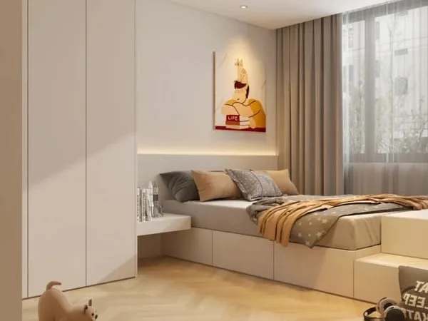 Thiết kế nội thất Chung cư Masteri – Căn hộ 2PN