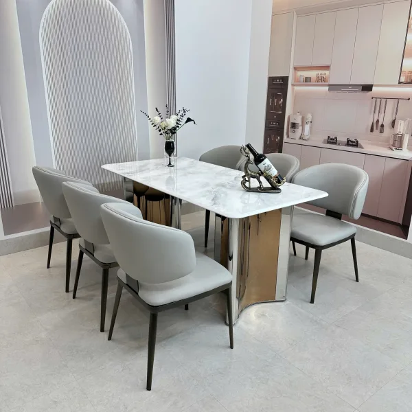 
BÀN GHẾ BỌC DA CAO CẤP
 MS16