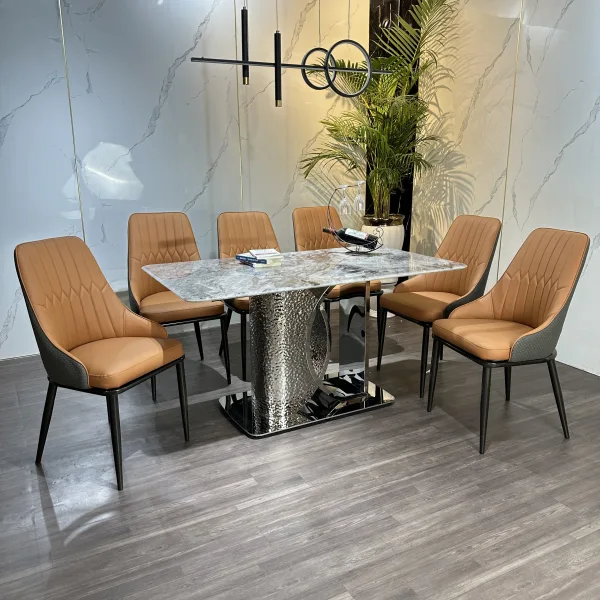 BÀN GHẾ BỌC DA CAO CẤP
MS55