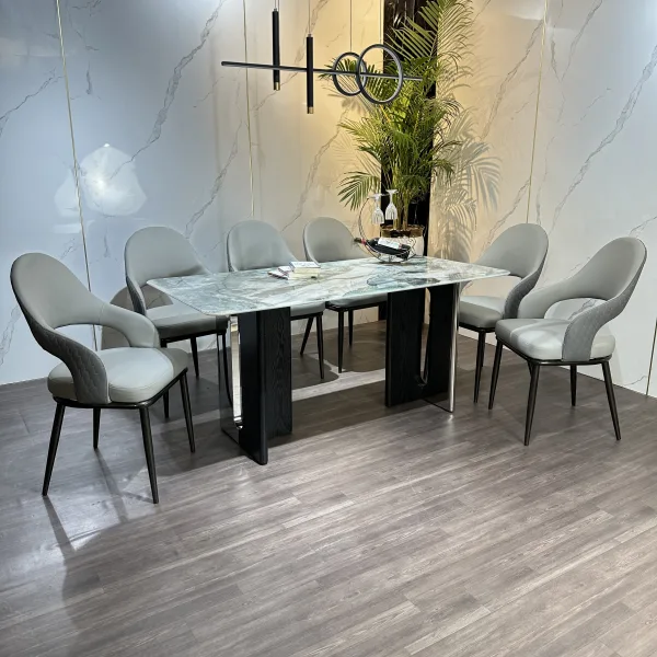 BÀN GHẾ BỌC DA CAO CẤP
MS60